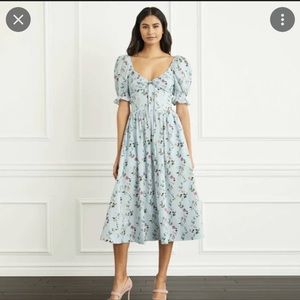 Hill House Pond Floral Ophelia Dress L BNWT